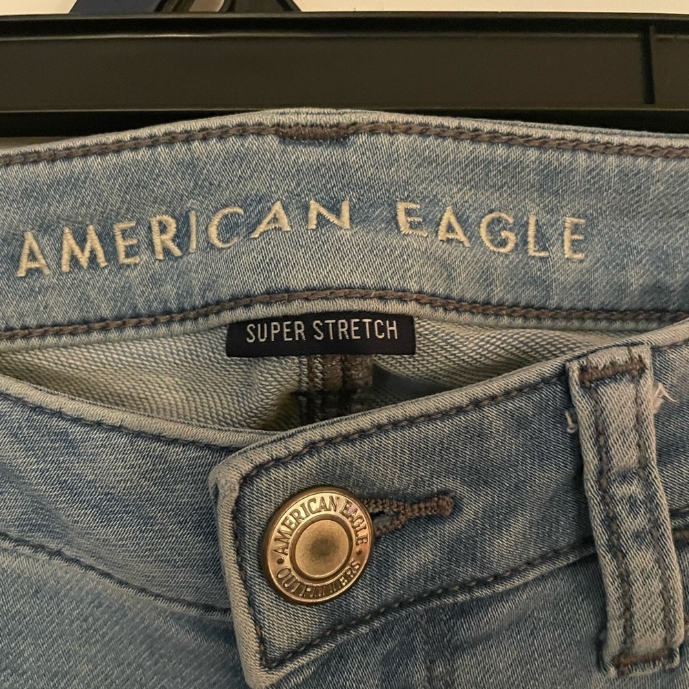 American Eagle Skinny Jean Super Stretch Women’s Size 2 Like New Comfy Pants - Picture 6 of 7
